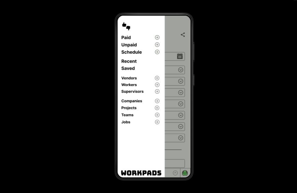 Mockup for Workpads